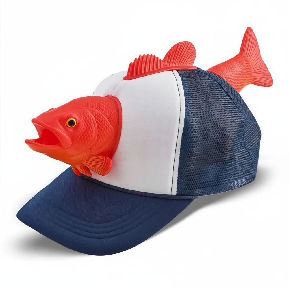 Baseball Cap Fitted - قبعة بيسبول مضحكة ثلاثية الأبعاد بتصميم