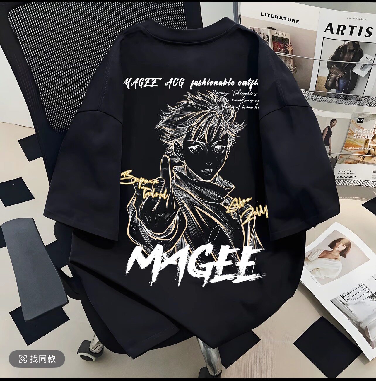 Street Fashion In Japan - تي شيرت رجالي صيفي 2026 بتصميم