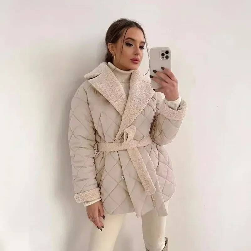 معطف أنيق مبطن بفرو صناعي للنس - مراجعة Street Fashion Taiwan وسعره