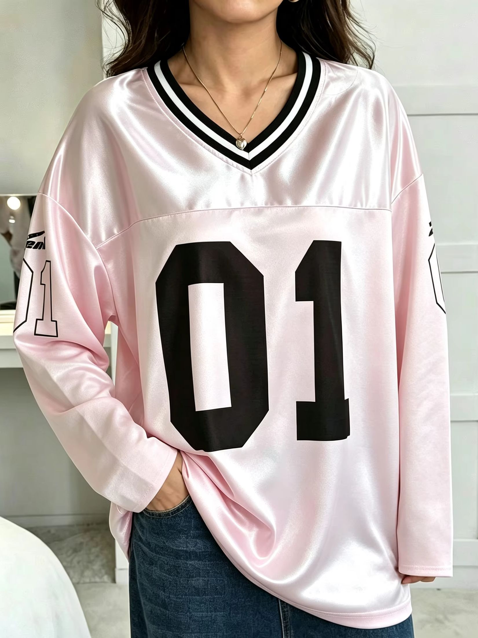 تي شيرت رجالي ونسائي بأكمام طو - مراجعة Street Fashion Women وسعره