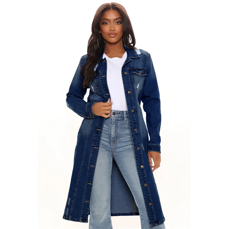 جديد وصول ثقب الموضة القطن Aut - مراجعة Street Fashion Jeans Women وسعره
