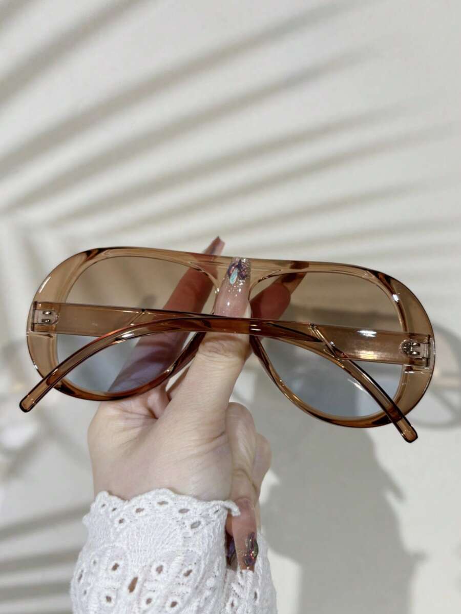 نظارات مربعة كبيرة الحجم بتصمي - مراجعة Street Fashion Vintage وسعره