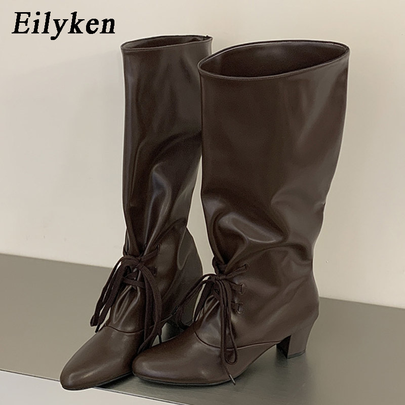 أحذية نسائية طويلة من Eilyken  - مراجعة Street Fashion Winter وسعره