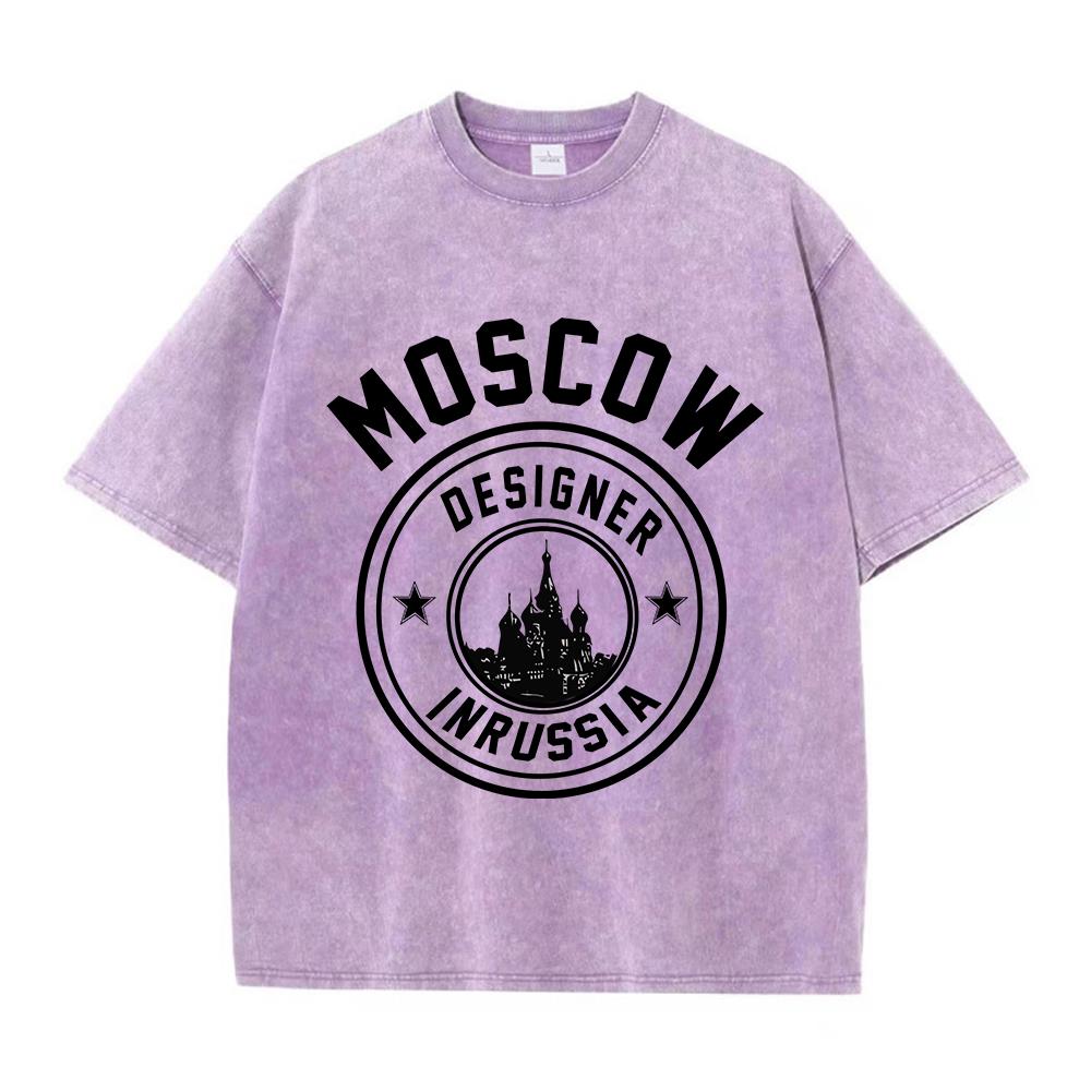 تي شيرت نسائي قطن مغسول برقبة  - مراجعة Street Fashion Russia وسعره