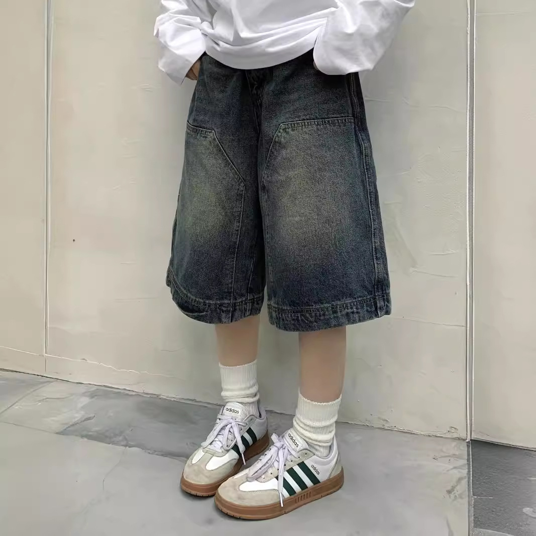 النساء Y2K خمر فضفاض شورتات جي - مراجعة Street Fashion Jeans Women وسعره