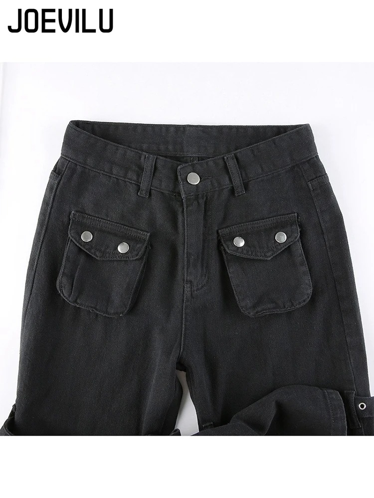جينز بأزرار معدنية عالية الخصر - مراجعة Street Fashion Jeans Women وسعره