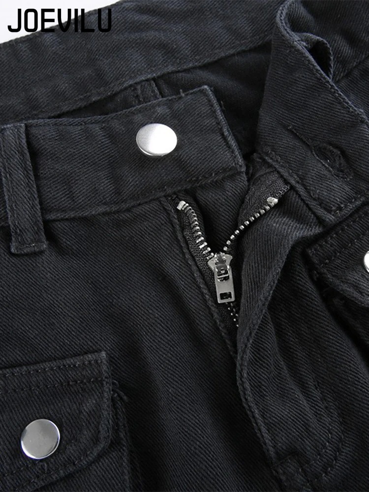 جينز بأزرار معدنية عالية الخصر - مراجعة Street Fashion Jeans Women وسعره