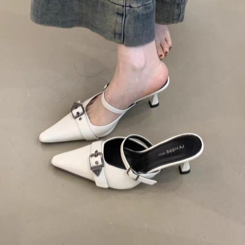 صنادل نسائية بكعب عالٍ ومقدمة  - مراجعة Street Fashion Trends وسعره
