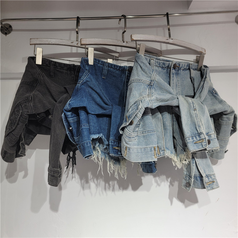 شورت جينز نسائي بتصميم عتيق مغ - مراجعة Street Fashion Jeans Women وسعره