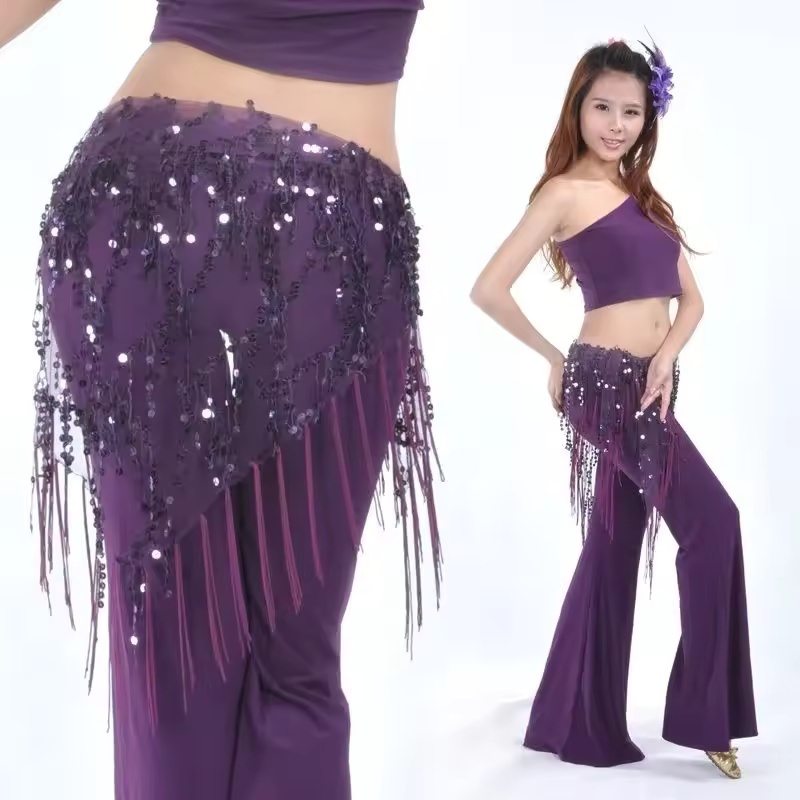 حزام رقص شرقي عصري مزين بالترت - مراجعة Street Fashion Thailand وسعره
