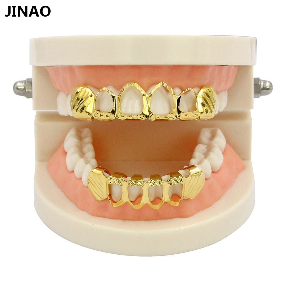 جيناو-طقم أسنان جريلز D-Cut ،  - مراجعة Street Fashion Jewelry وسعره