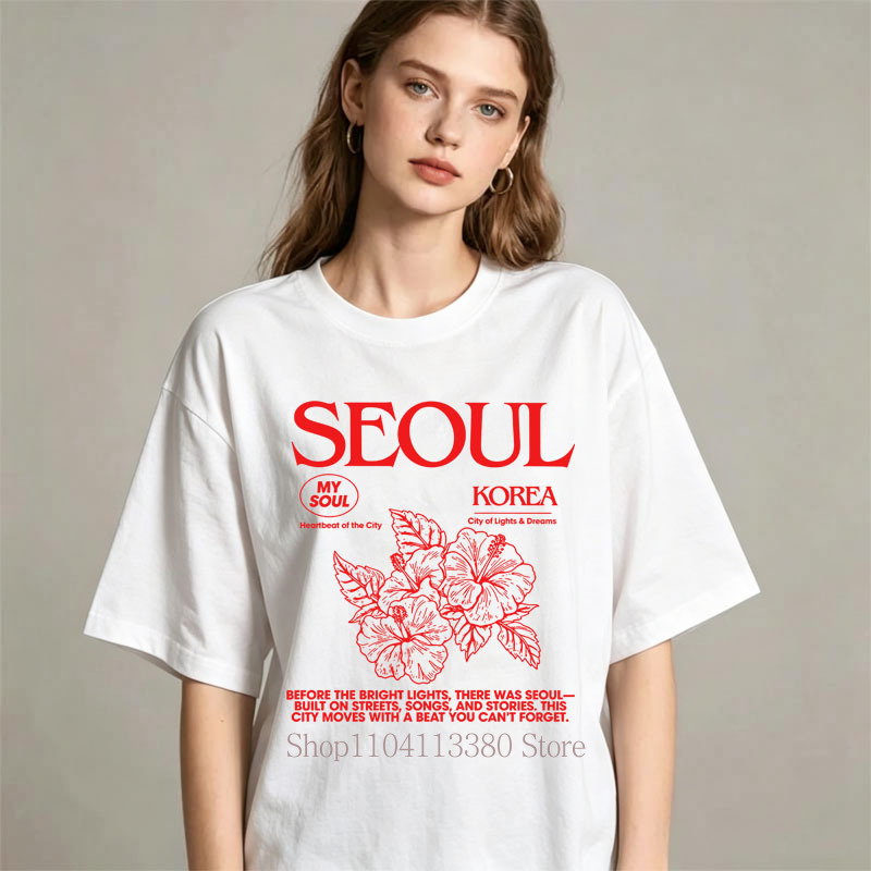 تي شيرتات نسائية بطبعة الكركدي - مراجعة Street Fashion Seoul وسعره