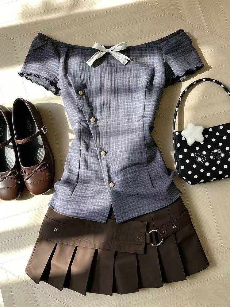 بلوزة نسائية بتصميم كشكشة ريتر - مراجعة Street Fashion In Japan وسعره