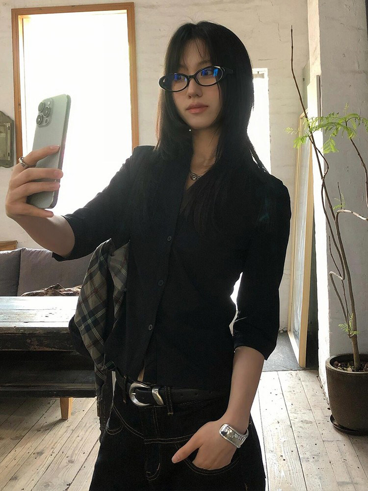 قميص نسائي كاجوال عتيق الطراز  - مراجعة Street Fashion In Japan وسعره