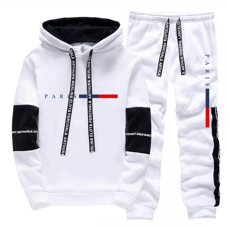طقم رجالي/هودي/بنطلون بتصميم ب - مراجعة Street Fashion Winter وسعره